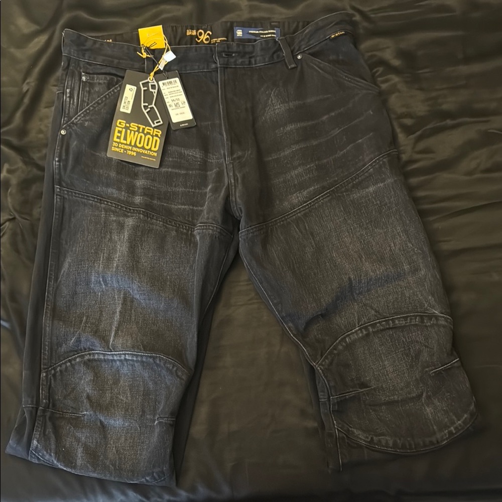 G-Star Elwood Dark Gray Denim Jeans